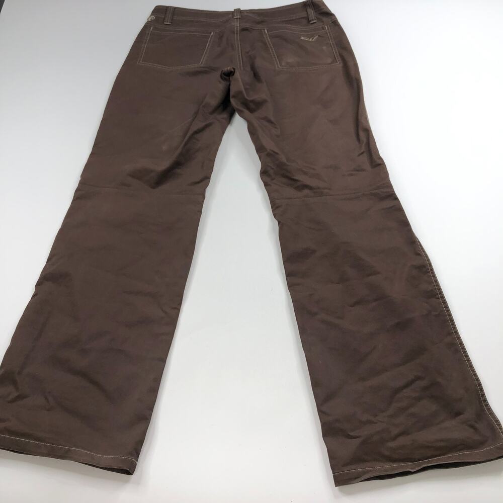 Kuhl 10 (Fit 33W 31L) Cotton Outdoor Hiking Trek Pants Brown PLS READ STAIN